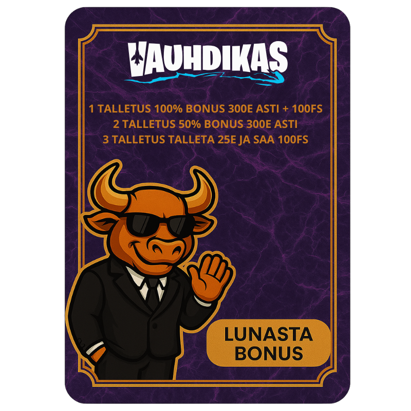 Vauhdikas Kasino ilmaiskierrosbonukset ja kampanjat