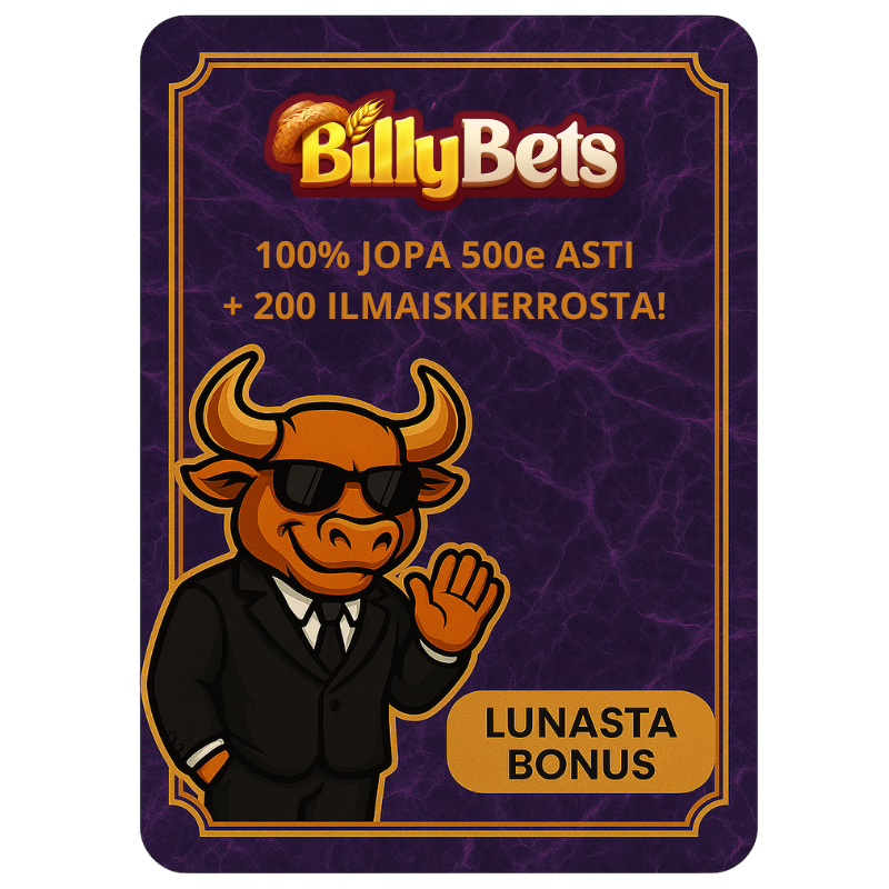 Billybets ilmaiskierrosbonukset ja kampanjat