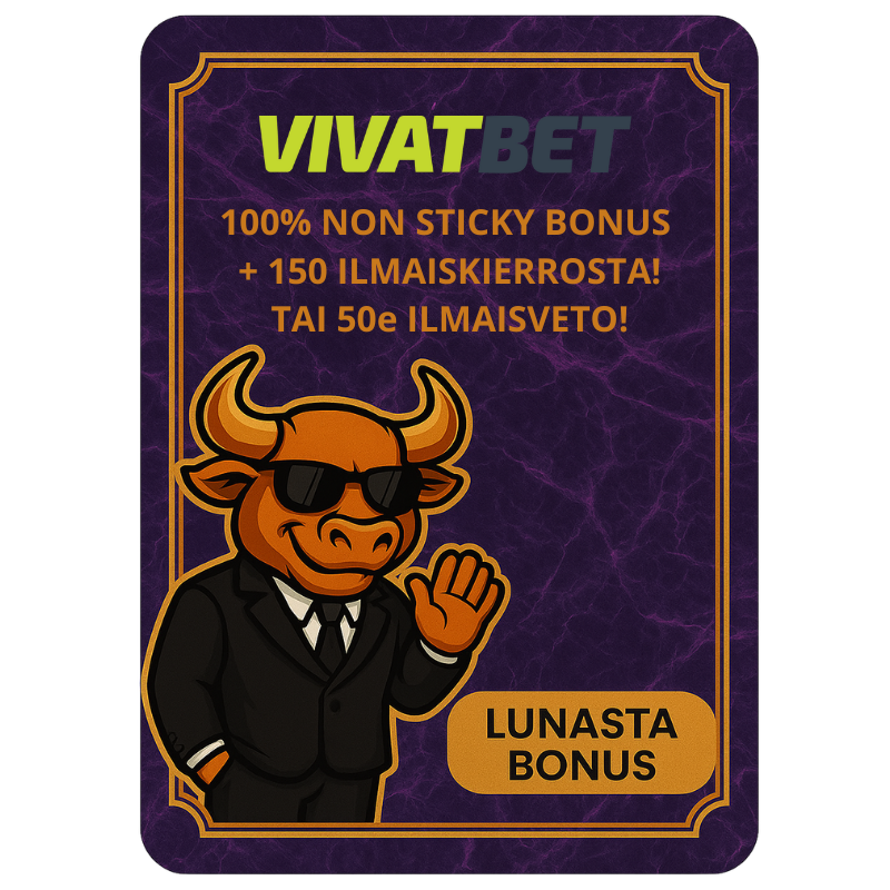 Vivatbet ilmaiskierrosbonukset ja kampanjat