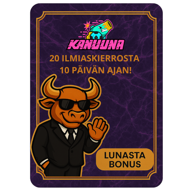 Kanuuna Kasino ilmaiskierrosbonukset ja kampanjat