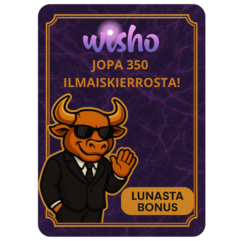 Wisho Kasino ilmaiskierrosbonukset ja kampanjat