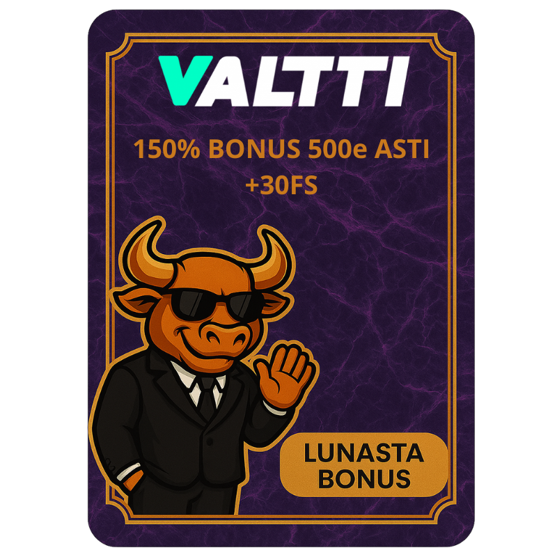 Valtti Kasino ilmaiskierrosbonukset ja kampanjat