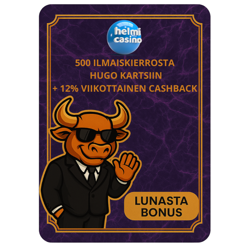 Helmicasino Kasino ilmaiskierrosbonukset ja kampanjat
