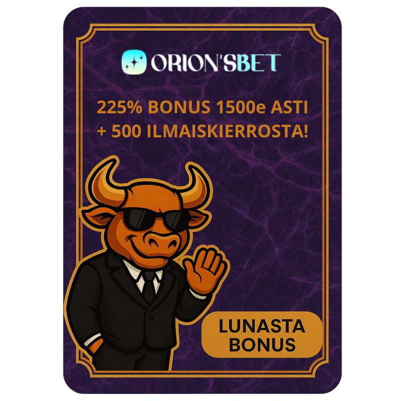 Orionsbet ilmaiskierrosbonukset ja kampanjat